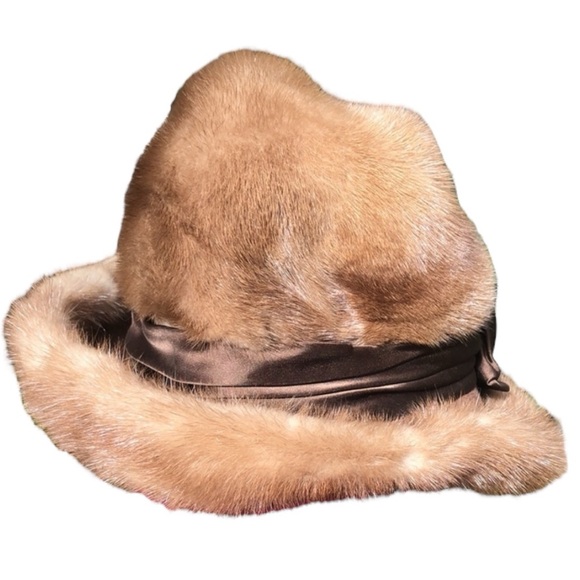 Vintage Mink fur top hat + FREE GIFT - Picture 3 of 7